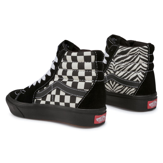 Laisvalaikio batai Vans Comfycush Sk8-Hi VN0A3WMB17Q1 (Mixed Media)  Antquewhtblk • Www.eavalyne.lt