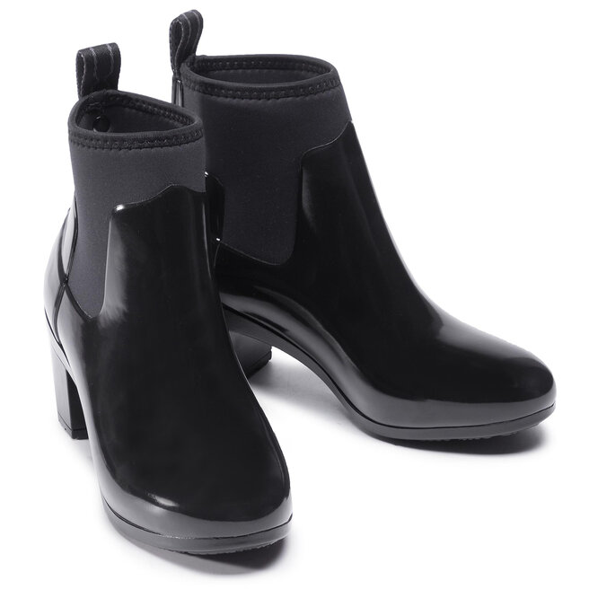 Hunter refined mid hotsell heel gloss rain boots