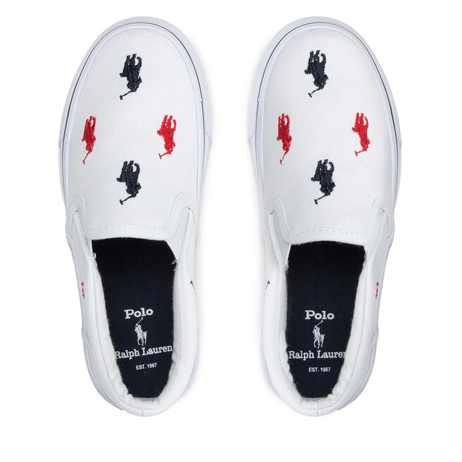 Polo Ralph Lauren Scarpe sportive Polo Ralph Lauren Keanton Slip On RF103502 S White/Navy/Red