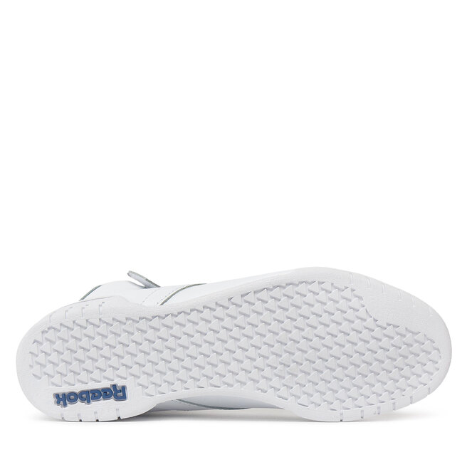 Reebok ex-o-fit hi-top trainers in white 3477 Clearance