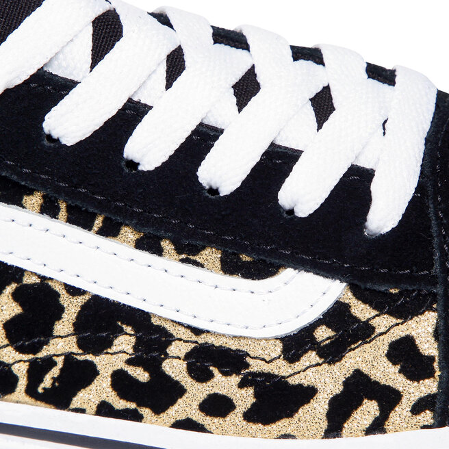 Vans old store skool noir leopard
