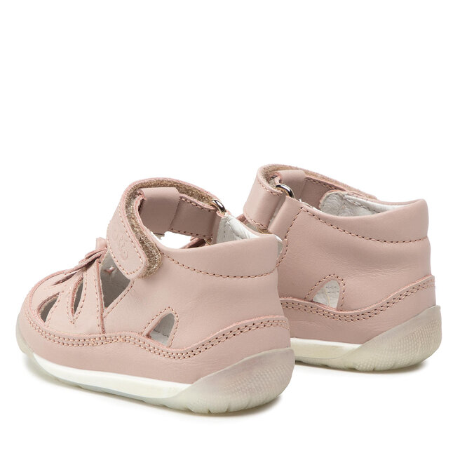 Naturino HUYANA Sandali In Pelle Bambino – Con Doppio Velcro E Cuore In Laminato – Suola Antiscivolo