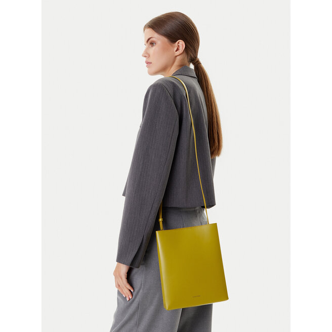 Torebka Calvin Klein Line Ns Crossbody Lth Bag LV04F3005G Zielony -