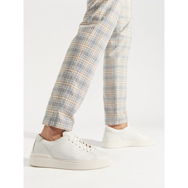 Sneakersy Clarks Craft Swift 26176134 Biały - męskie