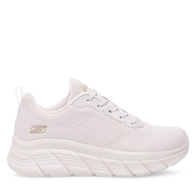 Sneakersy Skechers BOBS B FLEX HI 117385 - Beżowy