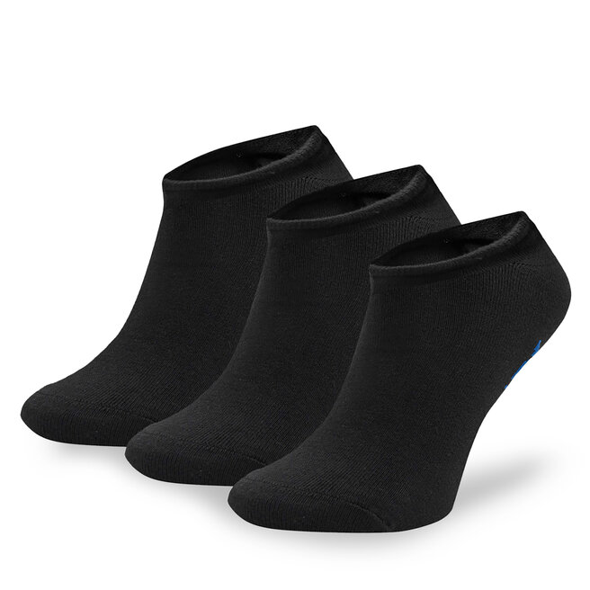 Zestaw 3 par niskich skarpet unisex Reebok - (3-pack) Czarny