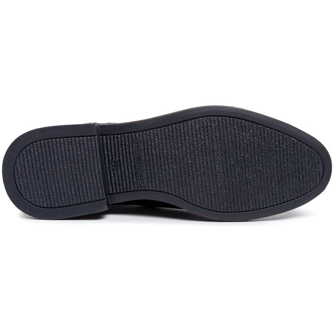 Tommy Hilfiger Ghete Jodhpur Tommy Hilfiger Elevated Leather Mix Chelsea FM0FM02424 Black 990