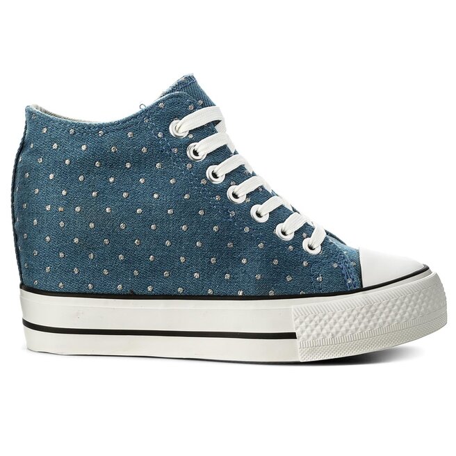 Sneakers Nylon Red W17SS820 6 Jeansowy escarpe