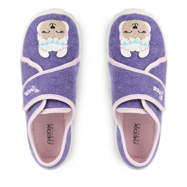 Geox Bačkory Geox J Nymel Girl J36FPA 000N2 C8Q8T Lavender/Lt Pink
