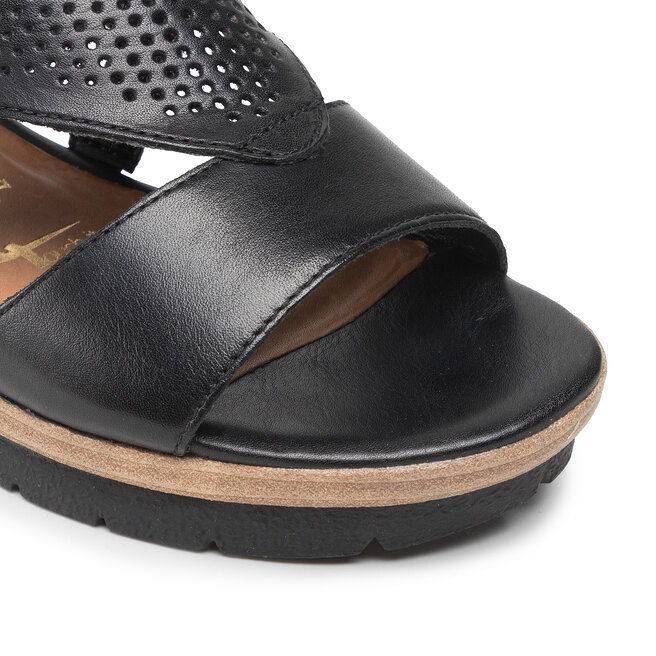 Tamaris Szandál Tamaris 1-28221-28 Black/Struct. 027