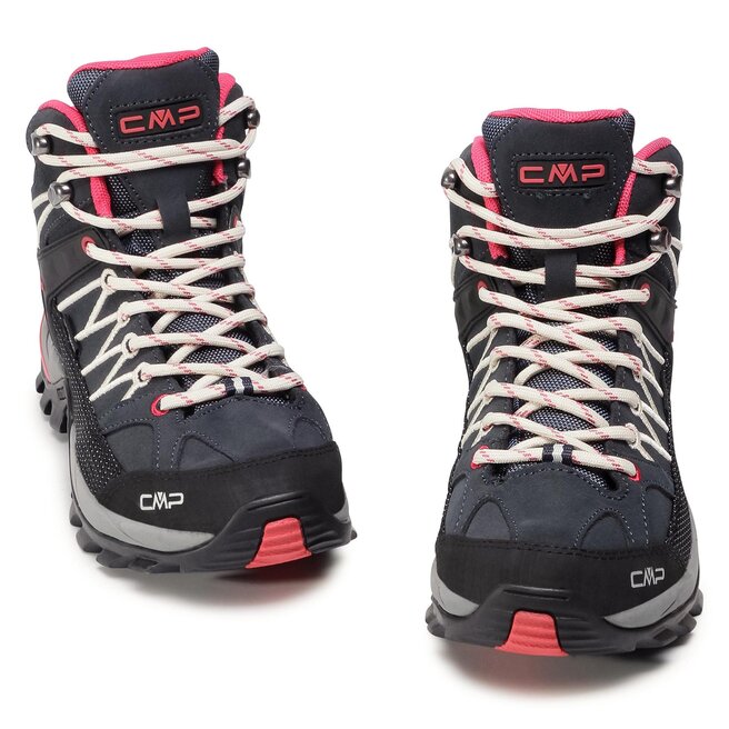 CMP Bakancs CMP Rigel Mid Wmn Trekking Shoe Wp 3Q12946 Antracite/Off White 76UC