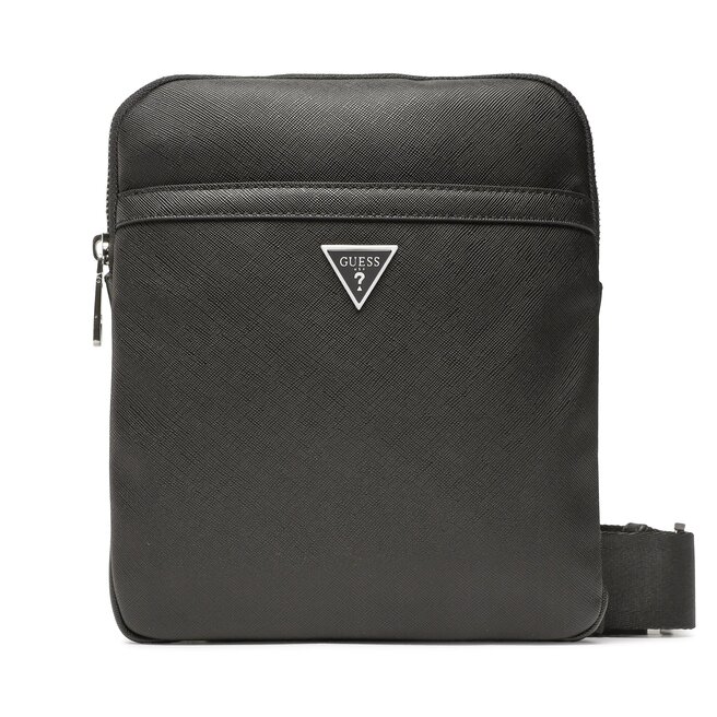 Saszetka Guess Certosa Saffiano Smart HMECSA - Czarny
