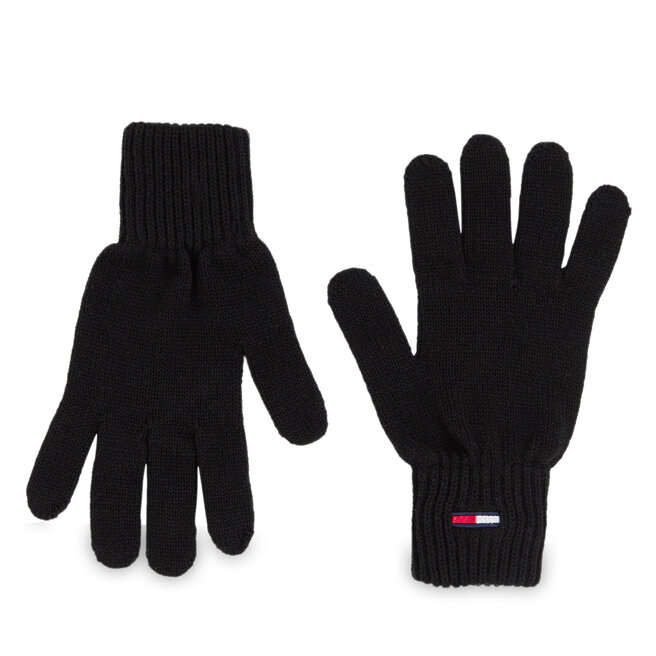 Γάντια Ανδρικά Tommy Jeans Tjm Flag Gloves AM0AM11734 Black BDS
