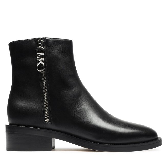 Botki MICHAEL Michael Kors Regan Leather - Czarny