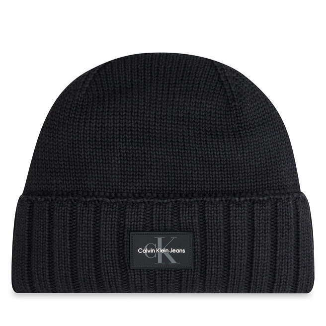 Czapka Calvin Klein Mono Logo Patch - Czarny