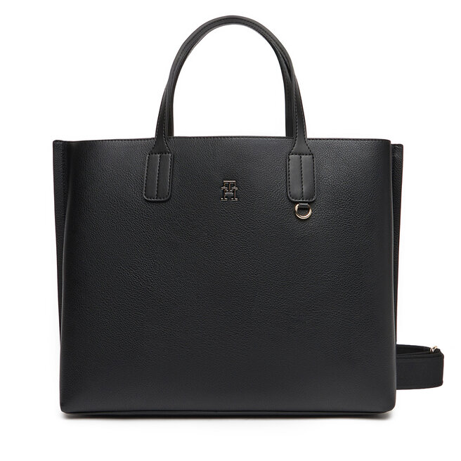 Torebka Tommy Hilfiger Th Distinct Satchel - Czarny