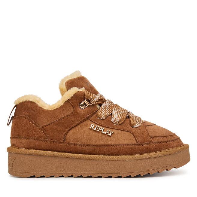 Sneakersy REPLAY GWF6H .000.C0207T Brązowy