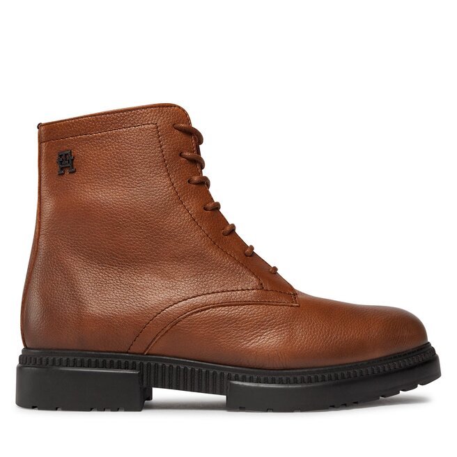 Tommy hilfiger winter cognac boots deals