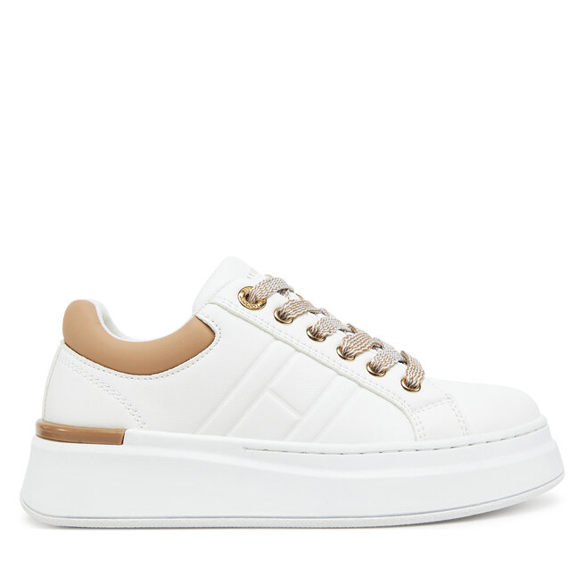 Sneakersy Tommy Hilfiger Low Cut Lace-Up Sneaker - M Biały