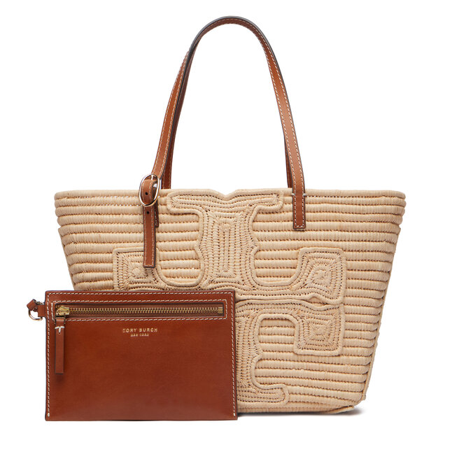 Torebka Tory Burch Ella 183825 Beżowy jasny -