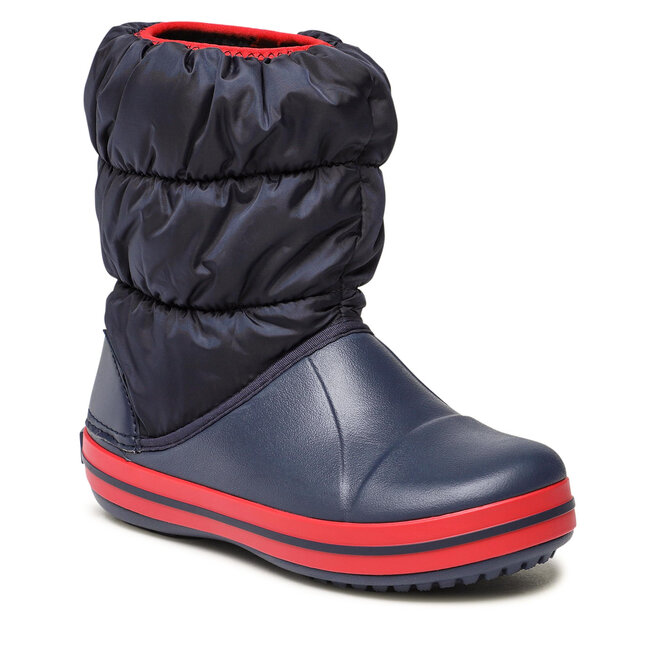 Śniegowce Crocs Winter Puff Boot K - Granatowy