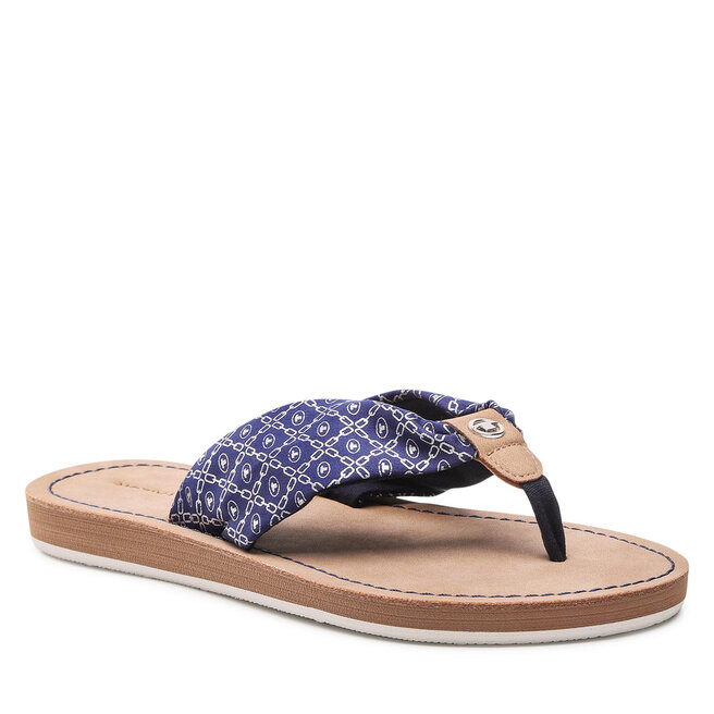 Flip flop Tom Tailor 3291606 Navy/Silver 3291606 epantofi
