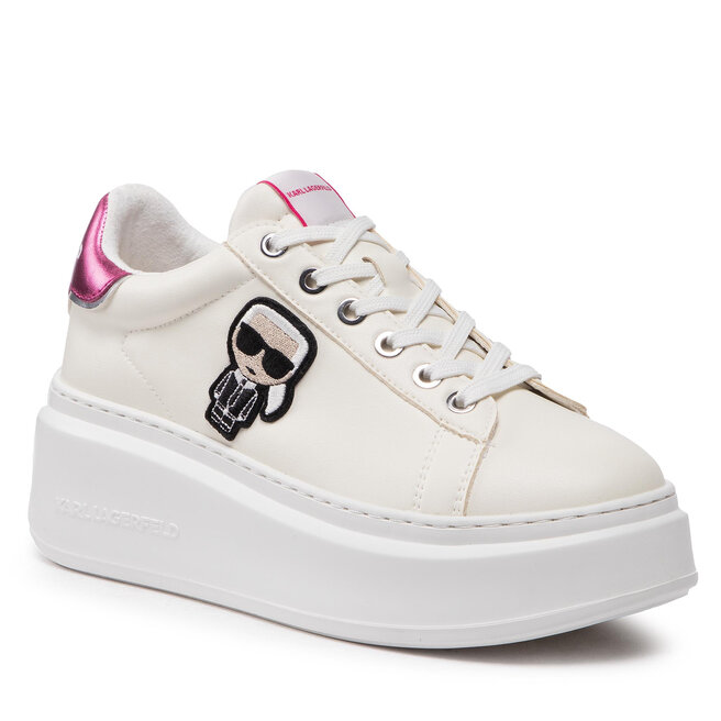 KARL LAGERFELD Sneakers KARL LAGERFELD KL63530A White Lthr W/Pink