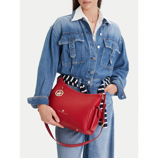 Torebka Beverly Hills Polo Club CEO-BHPC-L-001-09 Czerwony -