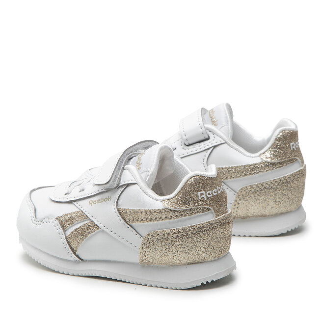 Reebok Обувки Reebok Royal Cl Jog 3.0 1 GW3731 Ftwwht/Ftwwht/Goldmt