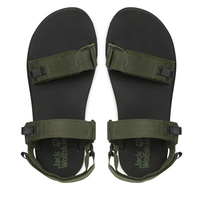 Jack Wolfskin Sandali Jack Wolfskin Outfresh Sd M 4039441 Khaki/Black
