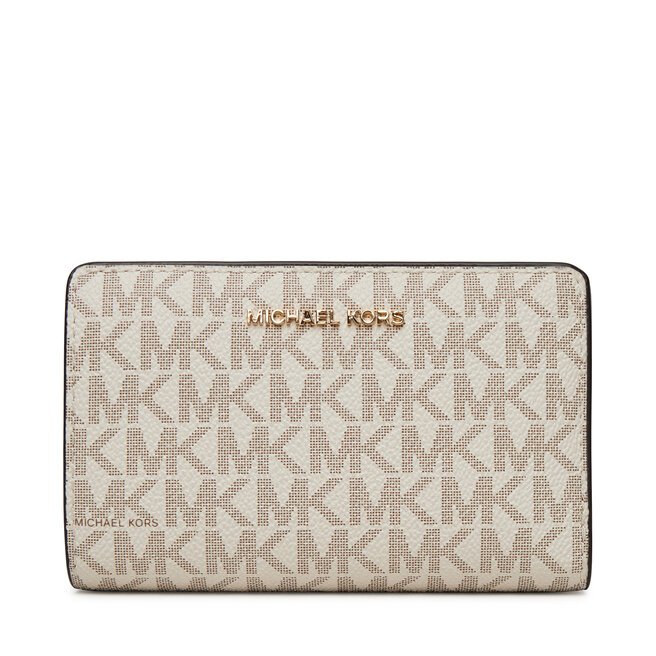 Etui na karty kredytowe MICHAEL Michael Kors - Écru