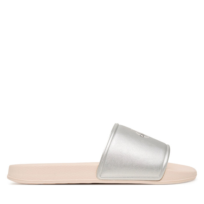 Klapki Calvin Klein V3A0-83268-1367 Srebrny -