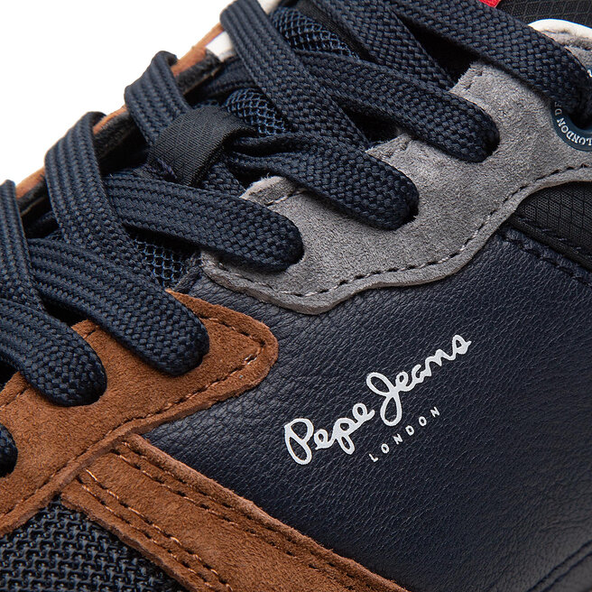 Pepe Jeans Sneakersy Pepe Jeans London Pro Basic 22 PMS30864 Cognac 879