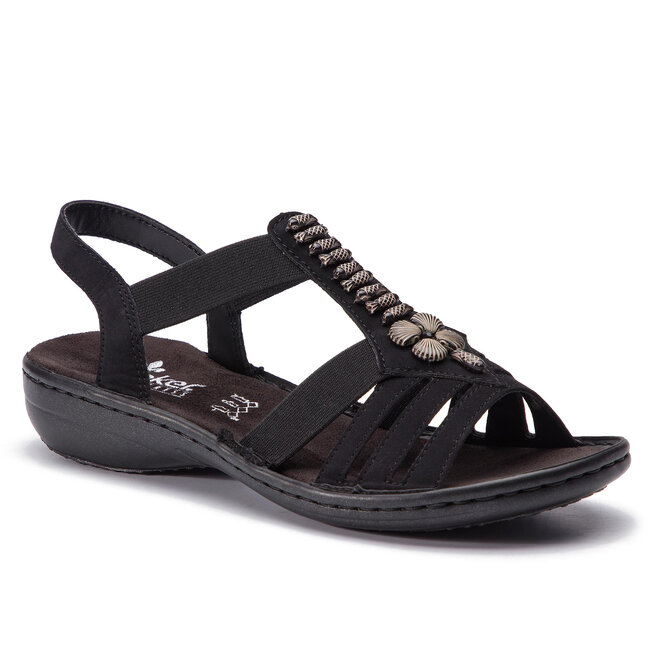 Σανδάλια Rieker 60806-00 Schwarz