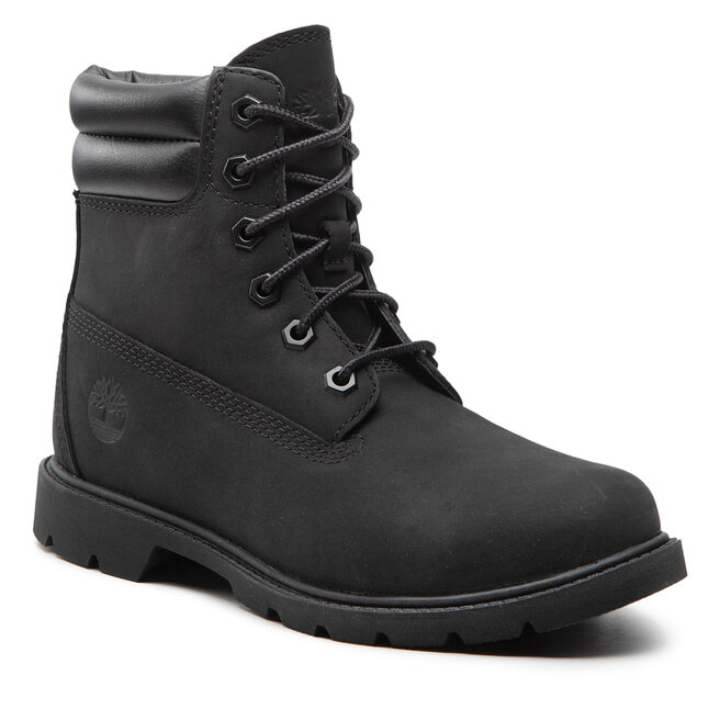 Timberland Туристически oбувки Timberland Linden Woods 6 In Boot TB0A2M280151 Black Nubuck