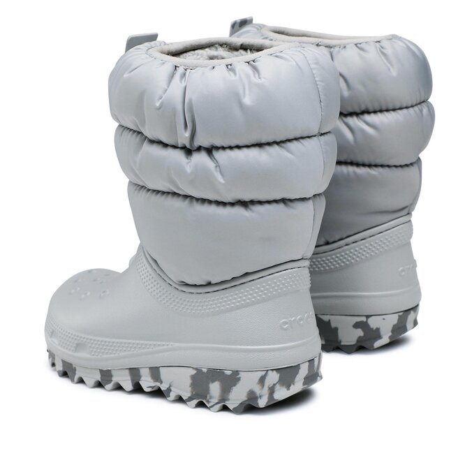 Crocs Stivali da neve Crocs Classic Neo Puff Boot K 207684 Light Grey