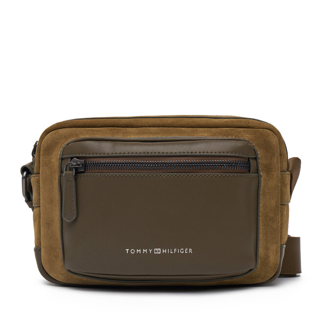 Saszetka Tommy Hilfiger Th Casual Suede Camera Bag - Zielony