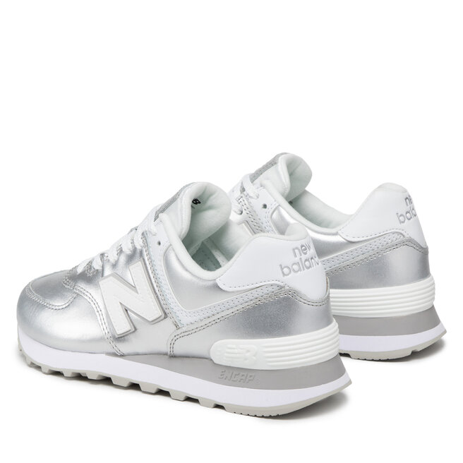 Sneakersy New Balance WL574LA2 Srebrny eobuwie .pl
