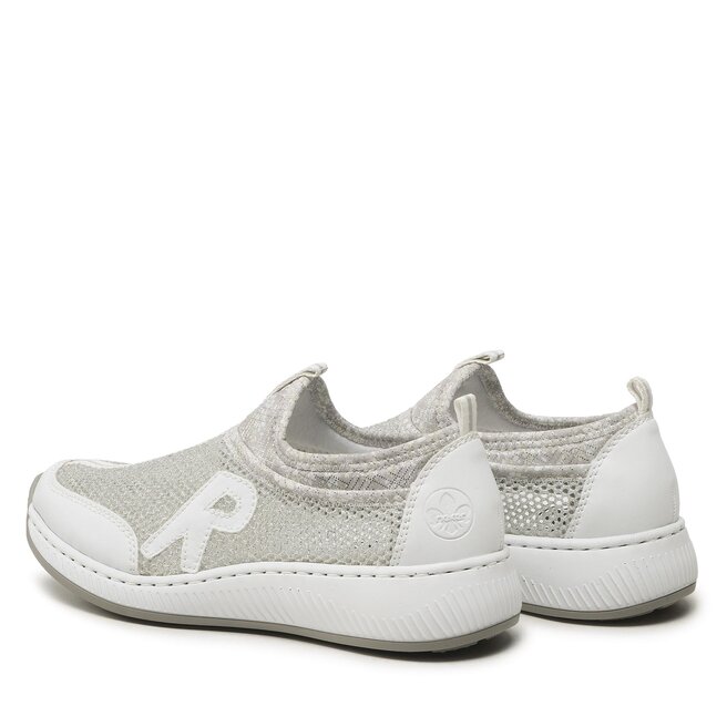 Rieker Sneakersy Rieker N5554-81 Weiss
