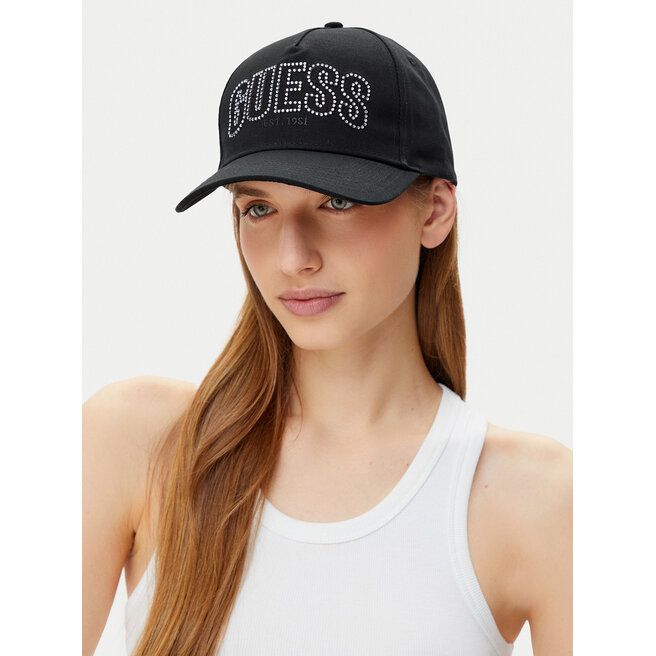Czapka z daszkiem Guess W5GZ15 - Czarny
