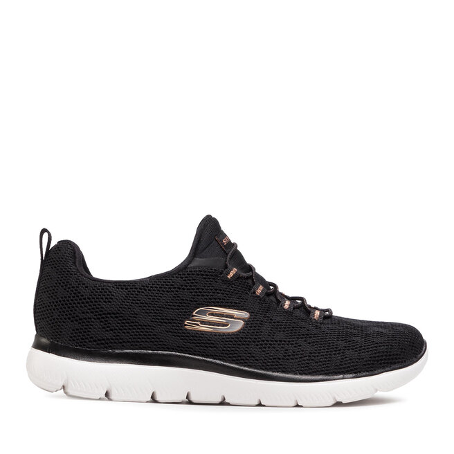 Sneakersy Skechers Leopard Spot - Czarny
