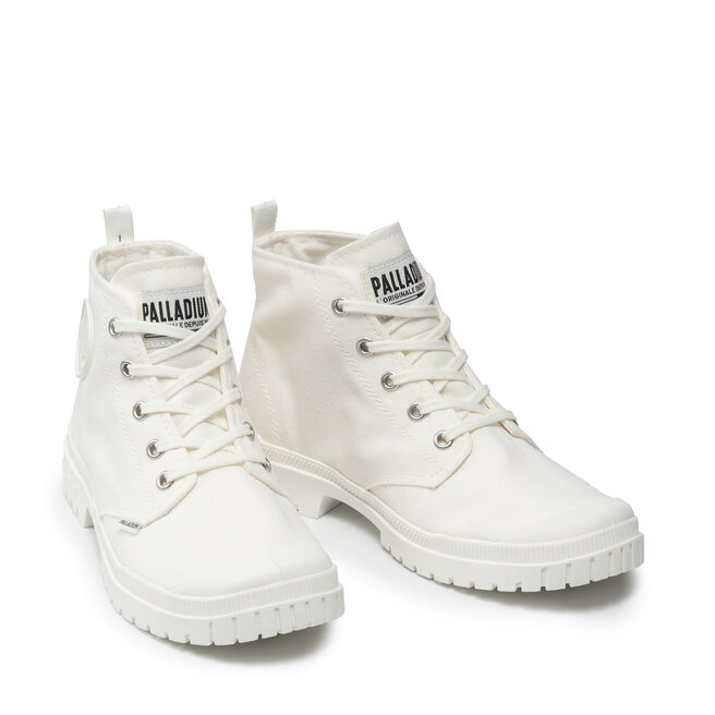 Palladium Trappers Palladium Pampa Sp20 Hi Cvs 76838-116-M Star White