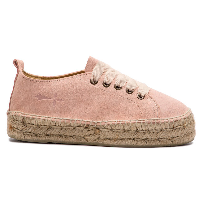 Manebi Еспадрили Manebi Sneakers D W 1.4 E0 Pastel Rose Suede
