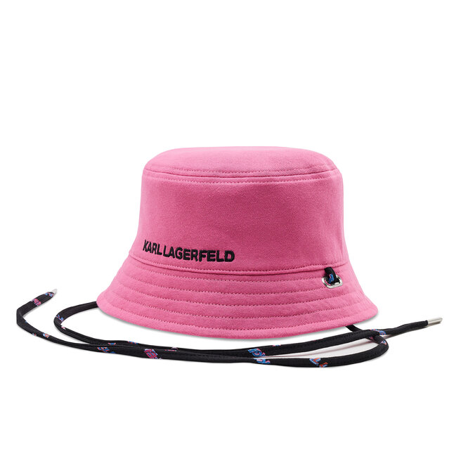 KARL LAGERFELD Bucket Hat KARL LAGERFELD 225W3408 Black/Pink 955
