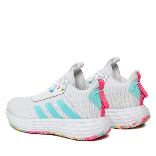 adidas Boty adidas Ownthegame 2.0 Shoes IF2696 Ftwwht/Flaaqu/Lucpnk