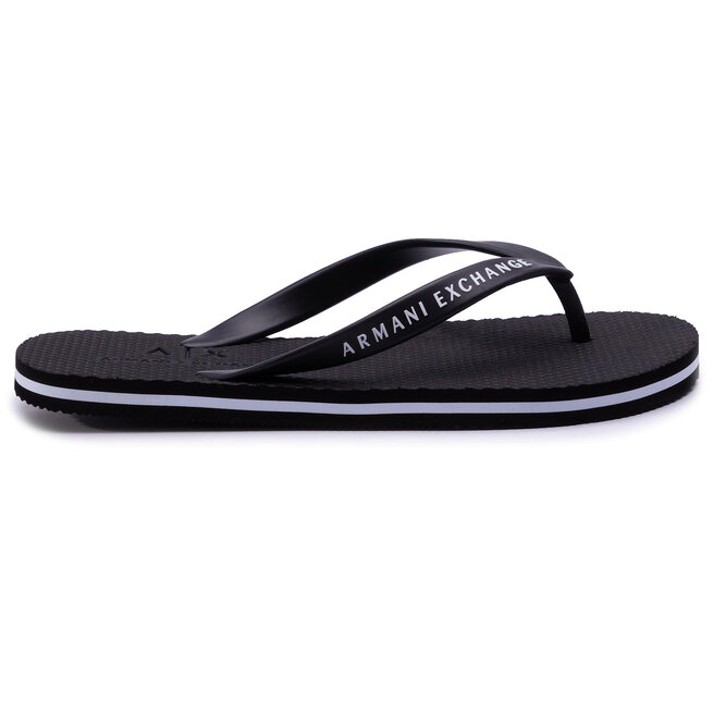 Flip flop Armani Exchange XUQ001 XCC10 00002 Black epantofi.ro