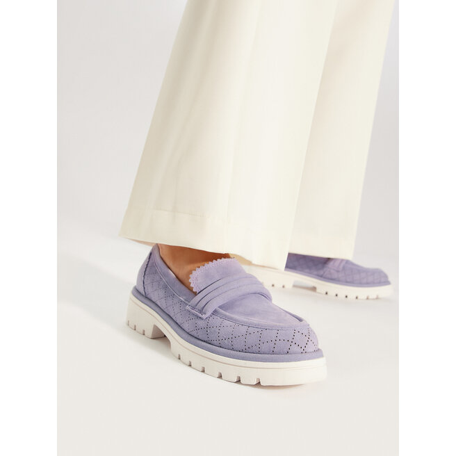 Loafersy Caprice 9-24750-42 Fioletowy - kobiece