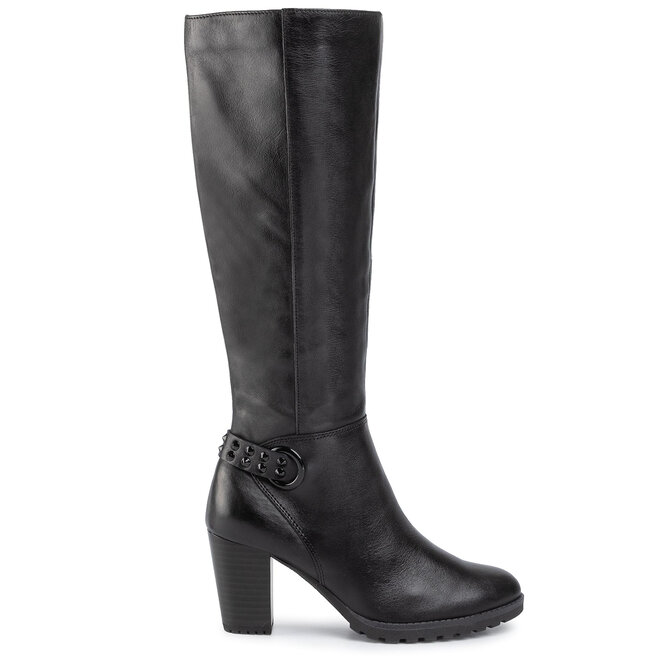 Mottle Paradox versus Cizme Caprice 9-25612-23 Black Nappa 022 • Www.epantofi.ro
