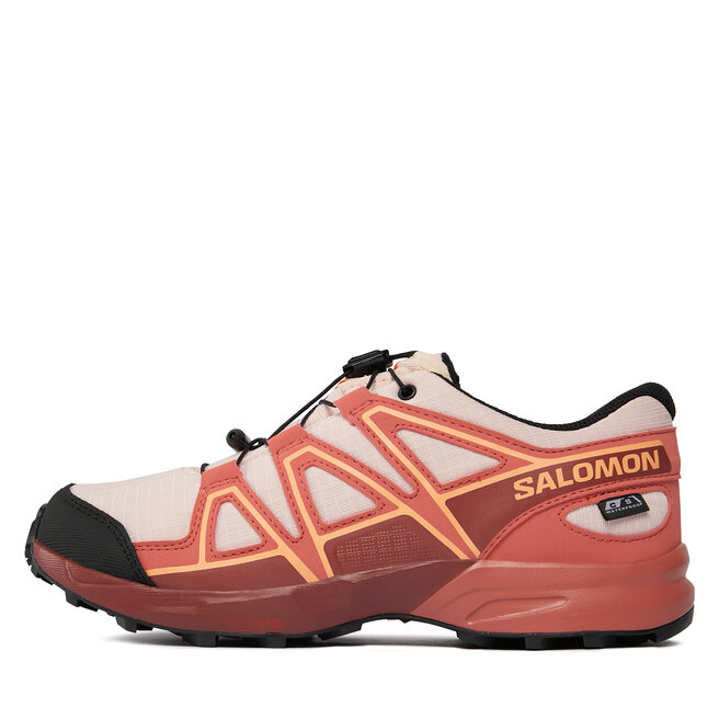 Salomon Boty Salomon Speedcross Climasalomon™ Waterproof L47278800 English Rose/Cow Hide/Cantaloupe