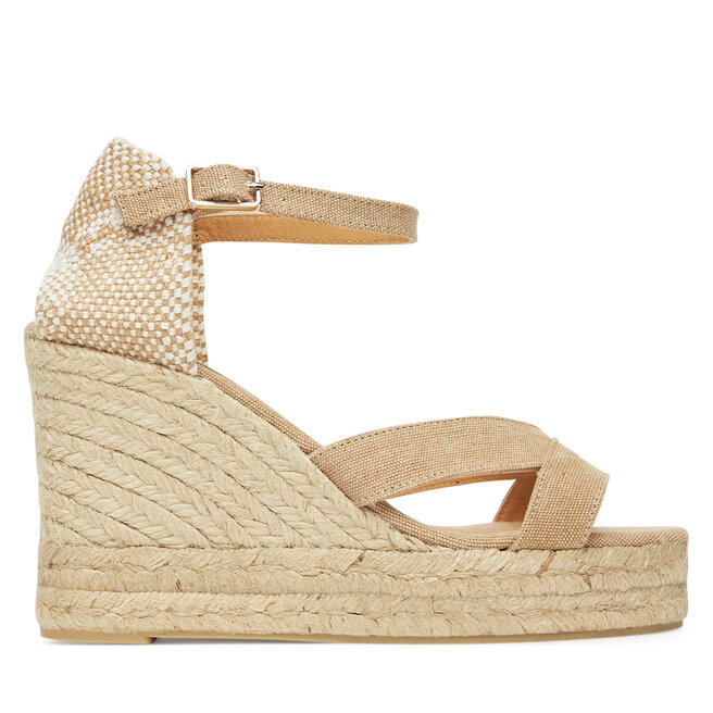 Espadryle Castañer Bruna/8ED/002 - Beżowy